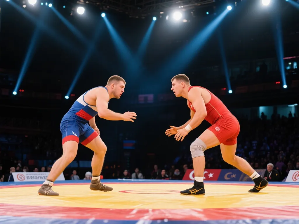 巅峰对决：欧洲摔跤锦标赛中的俄罗斯与土耳其金牌之争